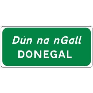 Town or village sign
