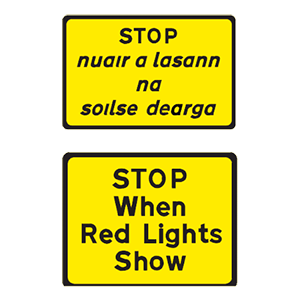 Stop when lights are red