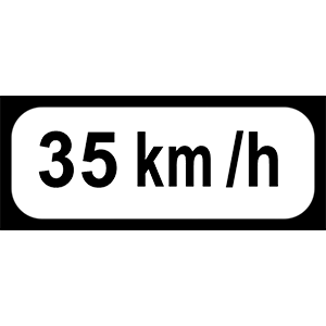 Cautionary speed