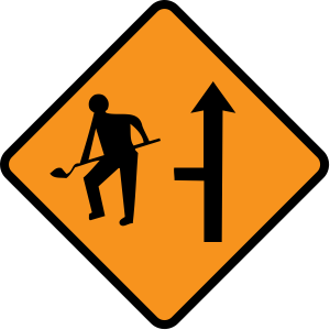 Site access on left